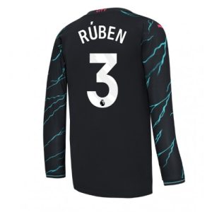 Ruben Dias #3 Manchester City Tredje trøje 2023-2024 Lange ærmer