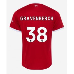 Ryan Gravenberch #38 Liverpool Hjemmebanetrøje 2023-2024 rød Kort ærmer