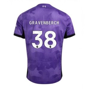 Ryan Gravenberch #38 Liverpool Tredje trøje 2023-2024 lilla Kort ærmer