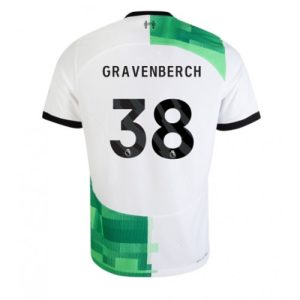 Ryan Gravenberch #38 Liverpool Udebanetrøje 2023-2024 Kort ærmer