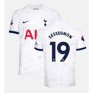 Ryan Sessegnon #19 Tottenham Hotspur Hjemmebanetrøje 2023-2024 hvid Kort ærmer