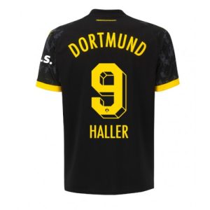 Sebastien Haller #9 Borussia Dortmund Udebanetrøje 2023-2024 Kort ærmer