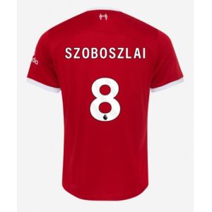 Szoboszlai Dominik #8 Liverpool Hjemmebanetrøje 2023-2024 rød Kort ærmer