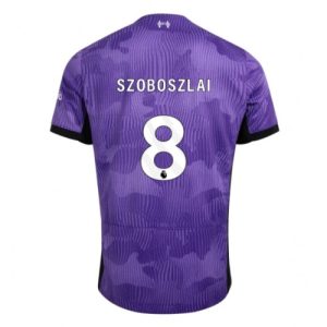 Szoboszlai Dominik #8 Liverpool Tredje trøje 2023-2024 lilla Kort ærmer
