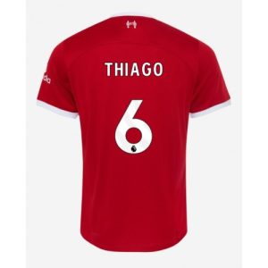 Thiago Alcantara #6 Liverpool Hjemmebanetrøje 2023-2024 rød Kort ærmer