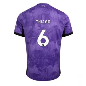 Thiago Alcantara #6 Liverpool Tredje trøje 2023-2024 lilla Kort ærmer