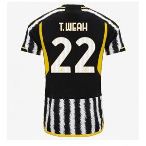 Timothy Weah #22 Herre Juventus Hjemmebanetrøje 2023-2024 Kort ærmer