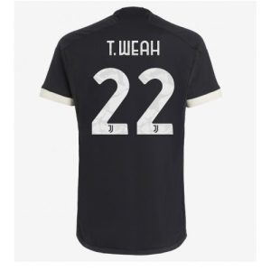 Timothy Weah #22 Herre Juventus Tredje trøje 2023-2024 sort Kort ærmer