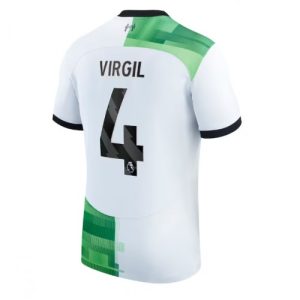 Virgil van Dijk #4 Liverpool Udebanetrøje 2023-2024 Kort ærmer