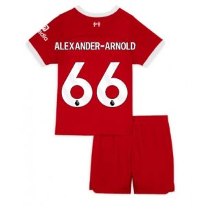 Alexander-Arnold #66 Liverpool Hjemmebanesæt Børn 2023-2024 Kort ærmer + korte bukser