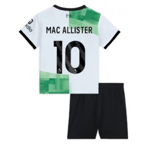 Alexis Mac Allister #10 Liverpool Udebanesæt Børn 2023-2024 Kort ærmer + korte bukser