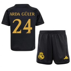 Arda Guler #24 Real Madrid Tredje trøje Børn 2023-2024 Kort ærmer + korte bukser