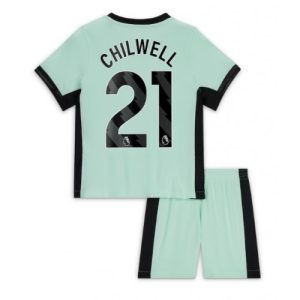Ben Chilwell #21 Chelsea Tredje trøje Børn 2023-2024 Kort ærmer + korte bukser