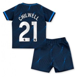 Ben Chilwell #21 Chelsea Udebanesæt Børn 2023-2024 Kort ærmer + korte bukser