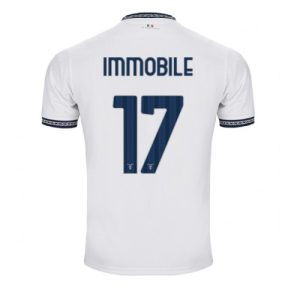 Ciro Immobile #17 Herre Lazio Tredje trøje 2023-2024 hvid Kort ærmer