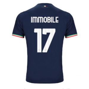 Ciro Immobile #17 Herre Lazio Udebanetrøje 2023-2024 Kort ærmer