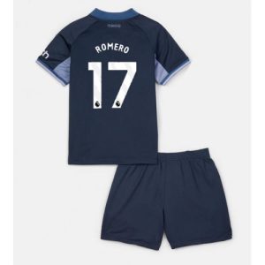 Cristian Romero #17 Tottenham Hotspur Udebanesæt Børn 2023-24 Kort ærmer + korte bukser