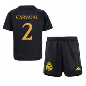 Daniel Carvajal #2 Real Madrid Tredje trøje Børn 2023-2024 Kort ærmer + korte bukser
