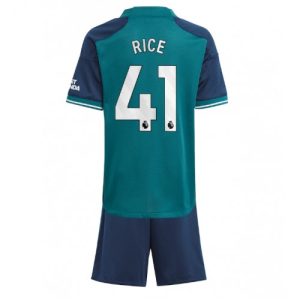 Declan Rice #41 Arsenal Tredje trøje Børn 2023-2024 Kort ærmer + korte bukser