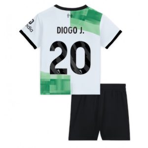Diogo Jota #20 Liverpool Udebanesæt Børn 2023-2024 Kort ærmer + korte bukser