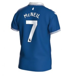 Dwight McNeil #7 Herre Everton Hjemmebanetrøje 2023-2024 Kort ærmer