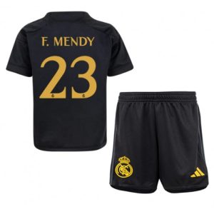 Ferland Mendy #23 Real Madrid Tredje trøje Børn 2023-2024 Kort ærmer + korte bukser