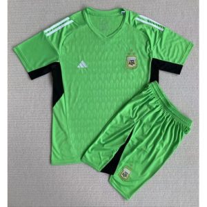Fodboldtrøjer Danmark Argentina Målmand Hjemmebanesæt Børn VM 2022 Kort ærmer + korte bukser