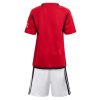 Fodboldtrøjer Danmark Manchester United Hjemmebanesæt Børn 2023-24 Kort ærmer + korte bukser