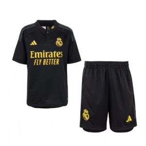 Fodboldtrøjer Danmark Real Madrid Tredje trøje Børn 2023-2024 Kort ærmer + korte bukser