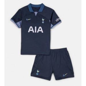 Fodboldtrøjer Danmark Tottenham Hotspur Udebanesæt Børn 2023-24 Kort ærmer + korte bukser