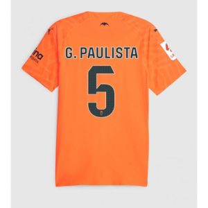 Gabriel Paulista #5 Herre Valencia Tredje trøje 2023-2024 Kort ærmer