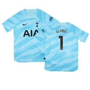 Hugo Lloris #1 Tottenham Hotspur Målmand Hjemmebanesæt Børn 2023-2024 Kort ærmer + korte bukser