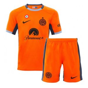 Inter Milan Tredje trøje Børn 2023-2024 Kort ærmer + korte bukser
