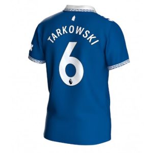 James Tarkowski #6 Herre Everton Hjemmebanetrøje 2023-2024 Kort ærmer