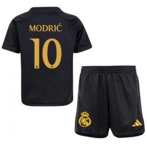 Luka Modric #10 Real Madrid Tredje trøje Børn 2023-2024 Kort ærmer + korte bukser