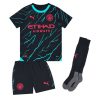 Manchester City Tredje trøje Børn 2023-2024 Kort ærmer + korte bukser