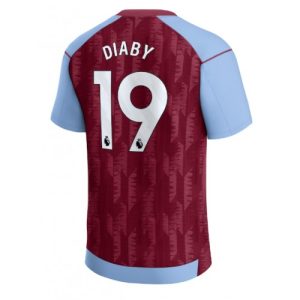 Moussa Diaby #19 Herre Aston Villa Hjemmebanetrøje 2023-2024 Kort ærmer