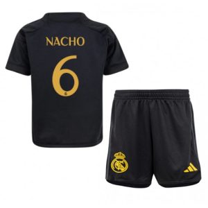 Nacho #6 Real Madrid Tredje trøje Børn 2023-2024 Kort ærmer + korte bukser