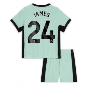 Reece James #24 Chelsea Tredje trøje Børn 2023-2024 Kort ærmer + korte bukser