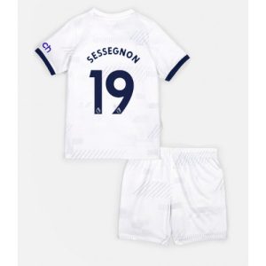 Ryan Sessegnon #19 Tottenham Hotspur Hjemmebanesæt Børn 2023-24 Kort ærmer + korte bukser