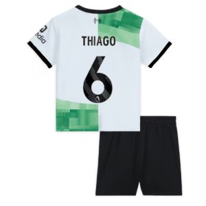 Thiago Alcantara #6 Liverpool Udebanesæt Børn 2023-2024 Kort ærmer + korte bukser