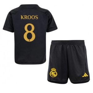 Toni Kroos #8 Real Madrid Tredje trøje Børn 2023-2024 Kort ærmer + korte bukser
