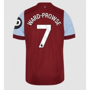 Ward-Prowse #7 Herre West Ham United Hjemmebanetrøje 2023-2024 Kort ærmer