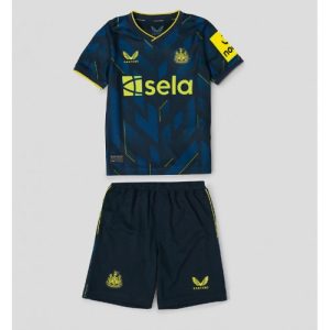 Fodboldtrøjer Danmark Newcastle United Tredje trøje Børn 2023-2024 Kort ærmer + korte bukser