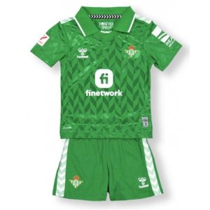 Real Betis Udebanesæt Børn 2023-2024 grøn Kort ærmer + korte bukser