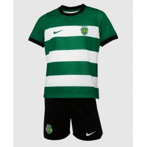Sporting CP Hjemmebanesæt Børn 2023-2024 Kort ærmer + korte bukser